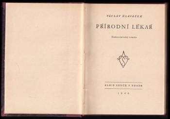 Václav Hlaváček: Přírodní lékař