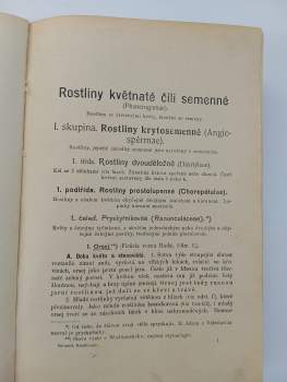 Otto Schmeil: Přírodopis rostlinstva pro vyšší ústavy, učitelstvo a přátele přírody
