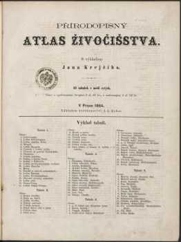 Přírodopisný atlas živočišstva