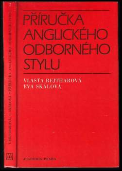 Vlasta Rejtharová: Příručka anglického odborného stylu
