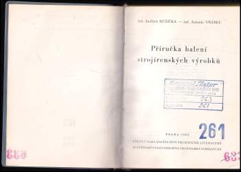 Antonín Vrabec: Příručka balení strojírenských výrobků