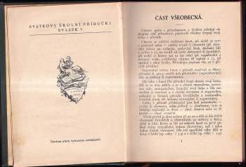 Leopold Štorch: Příručka chemie