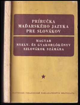 Príručka maďarského jazyka pre Slovákov