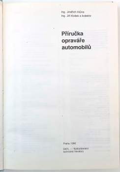 Jiří Košek: Příručka opraváře automobilů