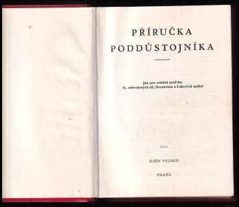 Karel Bergl: Příručka poddůstojníka