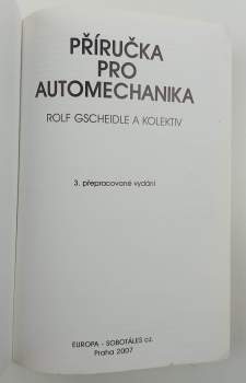 Rolf Gscheidle: Příručka pro automechanika
