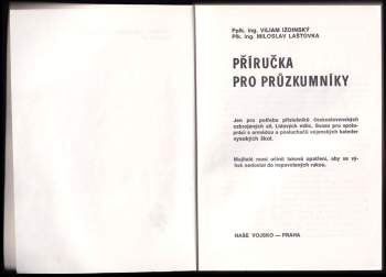 Viliam Iždinský: Příručka pro průzkumníky