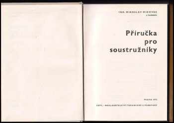 Miroslav Mikovec: Příručka pro soustružníky