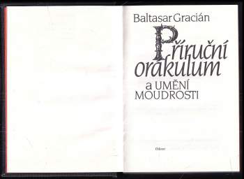 Baltasar Gracian: Příruční orákulum a umění moudrosti