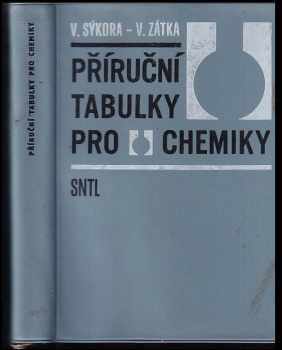 Příruční tabulky pro chemiky (1967, Státní nakladatelství technické literatury) - ID: 97516