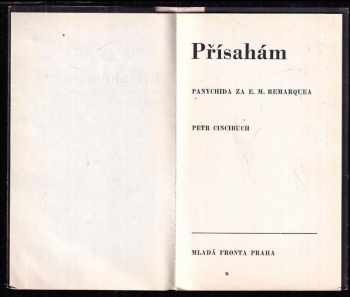 Petr Cincibuch: Přísahám