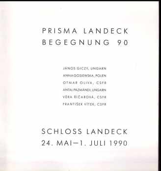 Frantisek Vitek: Prisma Landeck Begegnung 90