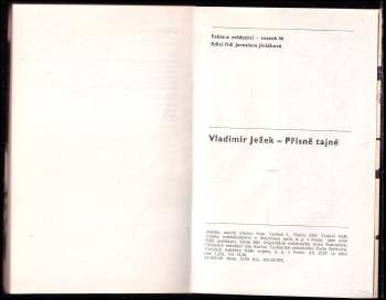Jaromír Ježek: Přísně tajné