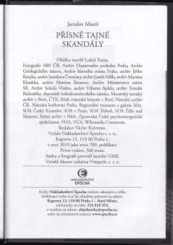 Jaroslav V Mareš: Přísně tajné skandály