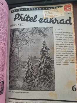 Ladislav Pazourek: Přítel zahrad - časopis svazu zahrádkářů ročník XI.