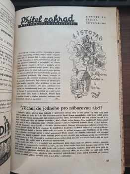 Ladislav Pazourek: Přítel zahrad - časopis svazu zahrádkářů ročník XI.