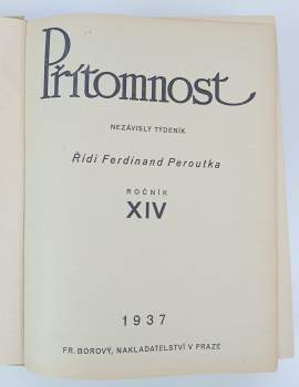 Ferdinand Peroutka: Přítomnost - ročník XIV. - čísla 1 - 52 - KOMPLETNÍ ROČNÍK