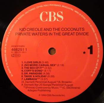 Kid Creole And The Coconuts: Private Waters In The Great Divide