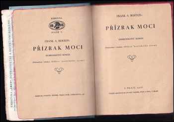 Frank A Boston: Přízrak moci : dobrodružný román