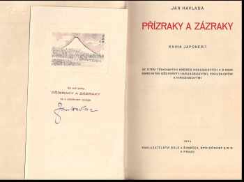 Jan Havlasa: Přízraky a zázraky