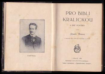 Josef Braun: Pro Bibli kralickou a jiné povídky
