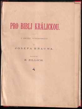 Josef Braun: Pro Bibli králickou