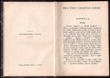James Oliver Curwood: Pro čest velkých sněhů