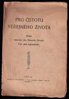 Pro čistotu veřejného života
