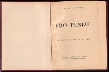 Vlasta Javořická: Pro peníze ; [Stříbrná struna]