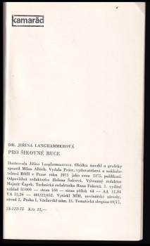 Jiřina Langhammerová: Pro šikovné ruce