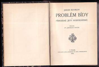 Je. A Novikov: Problém bídy