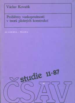 Problémy vazkopružnosti v teorii plošných konstrukcí