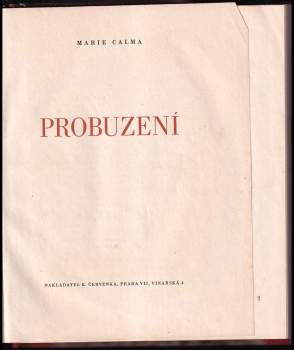 Marie Calma: Probuzení