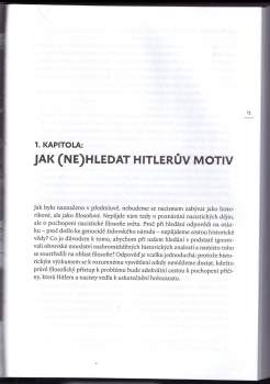 Jan Horník: Proč holocaust