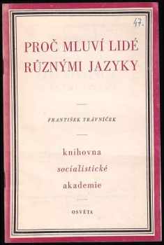 Proč mluví lidé různými jazyky
