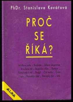 Proč se říká?