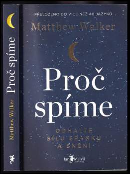 Matthew P Walker: Proč spíme