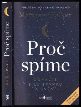 Matthew P Walker: Proč spíme