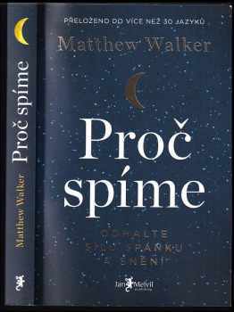 Matthew P Walker: Proč spíme