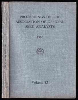 Proceedings of the Association of Official Seed Analysts - Volume 53