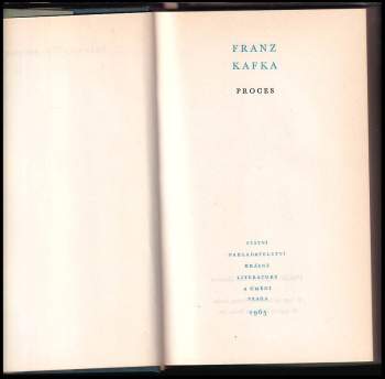 Franz Kafka: Proces