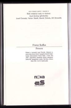Franz Kafka: Proces