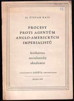 Procesy proti agentům anglo-amerických imperialistů