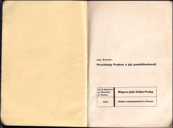 Vilém Walter: Procházky Prahou a její pamětihodnosti