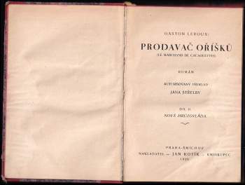 Gaston Leroux: Prodavač oříšků