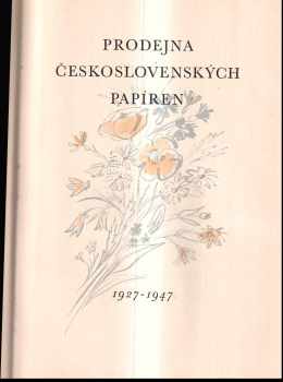 Karel Kotrba: Prodejna československých papíren