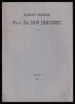 Prof. Dr. Jan Jakubec