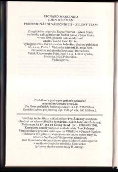 Richard Marcinko: Profesionální válečník