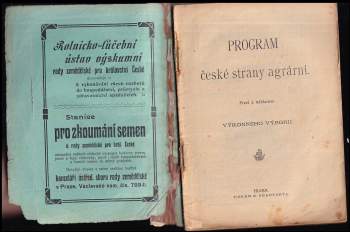 Program České strany agrární