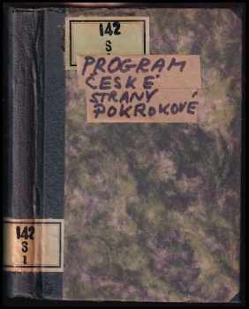 Program České strany pokrokové